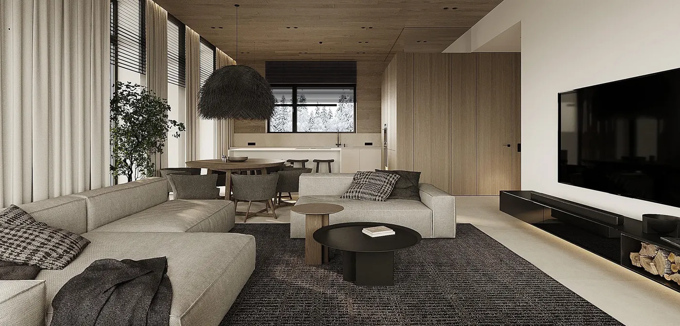 Построенный коттедж